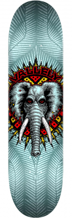 Powell-Peralta Vallely Elephant Birch 8,00" Skateboard Deck only inkl. Grip grey